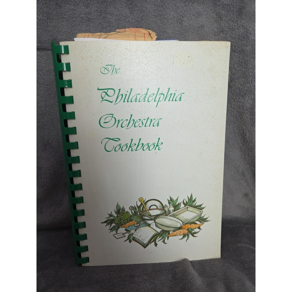 The Philadelphia Orchestra Cookbook PA Vintage 1980s - Picture 1 of 4